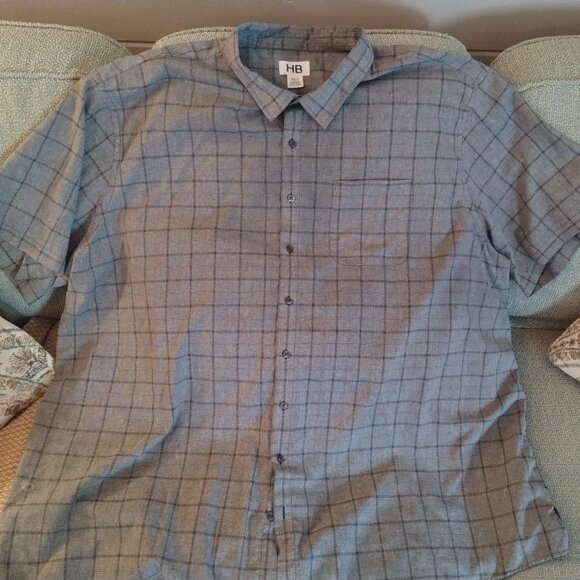 Men's s/s button down shirt, 5XLT - Picture 1 of 2